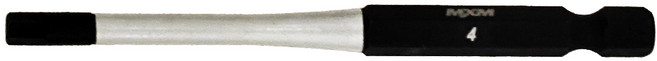 MXM TOOLS 抗衝擊單頭六角型起子頭 MB26054 89 x 4mm, 5個