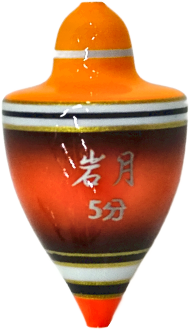 HEARTY RISE 哈帝來斯 岩月 自立阿波 浮標RB-10#5分, 1個, 橘色