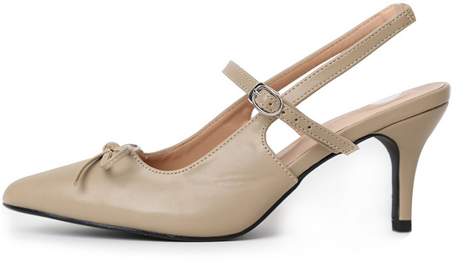 라블 리본 스트랩 스틸레토 힐 8cm