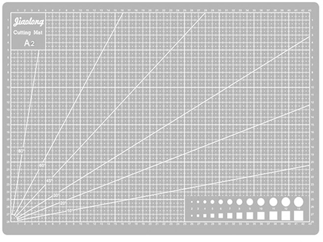 마메 PVC 커팅매트, 그레이