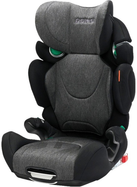 폴레드 볼픽스 아이사이즈 주니어카시트 일체형, 스틸그레이