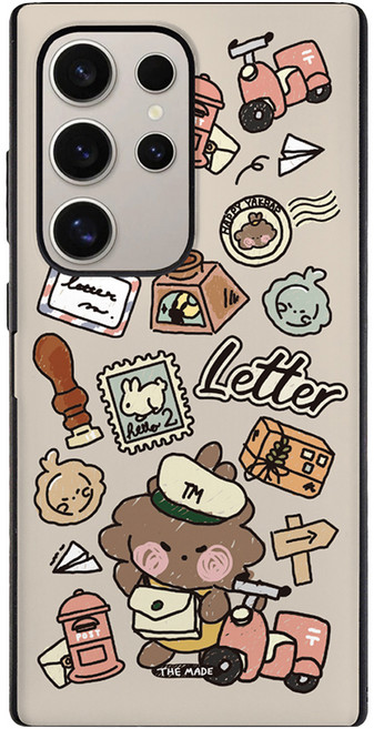 더메이드 카드수납 자석도어 범퍼 휴대폰 케이스 찌글이 두들