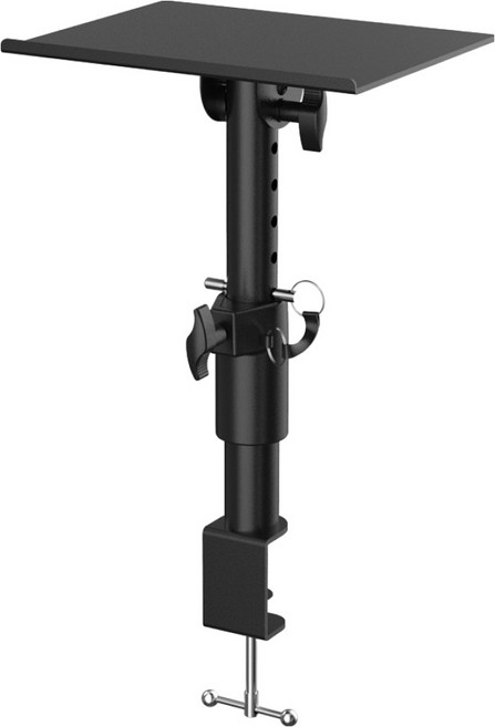 아이존아이앤디 이지마운트 스피커 스탠드 받침 거치대 클램프형, 블랙, SCM-01, 1개