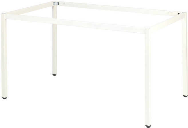 도리퍼니처 30각 철제 프레임 120 x 75 x 68 cm, 화이트, 1개