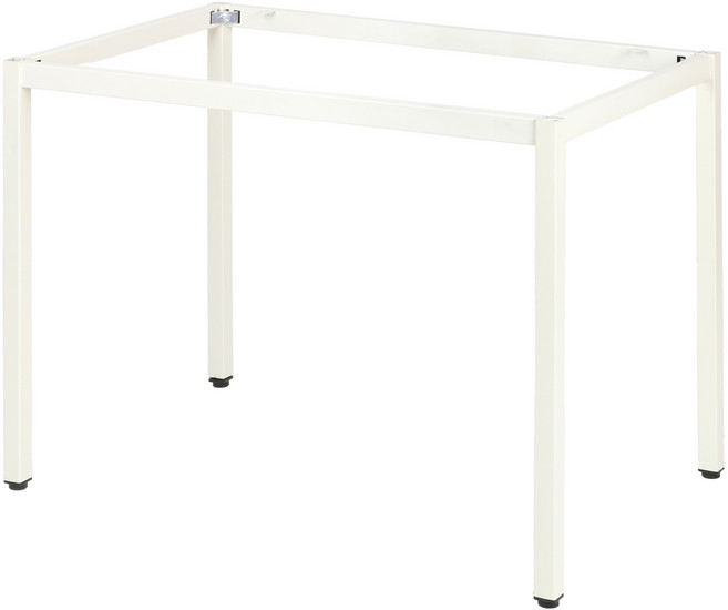 도리퍼니처 30각 철제 프레임 90 x 60 x 68 cm, 화이트, 1개