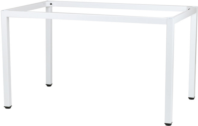 도리퍼니처 40각 철제 프레임 120 x 75 x 68 cm, 화이트