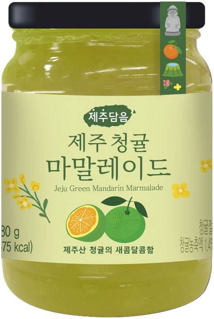 오뚜기 제주담음 제주청귤마말레이드, 280g, 1개