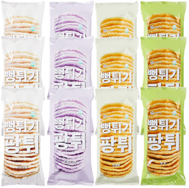 팡튀 뻥튀기 4종 세트 x 3, 480g, 1세트