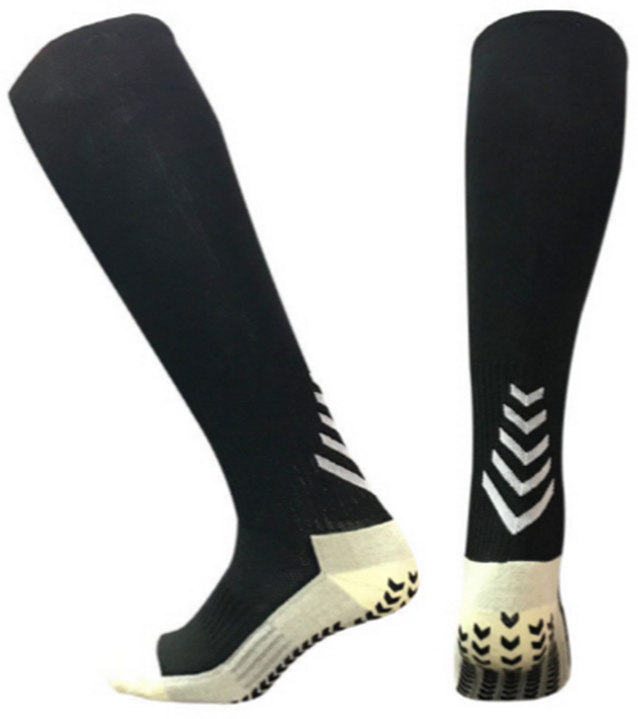 HnEx 장목 논슬립 스포츠양말, 블랙, 1개