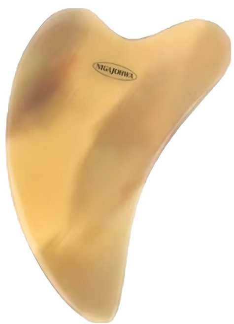 니가조화 천연 황소 뿔 얼굴 괄사, 1개, 랜덤발송