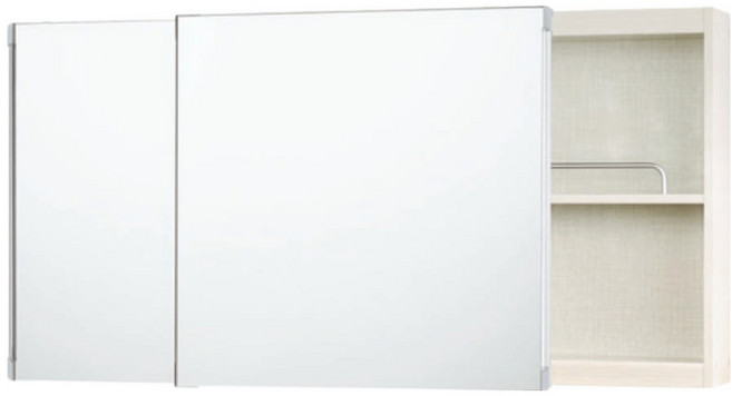 두진 슬림 욕실 슬라이드장 DS-1400 방문설치, 아이보리, 1개