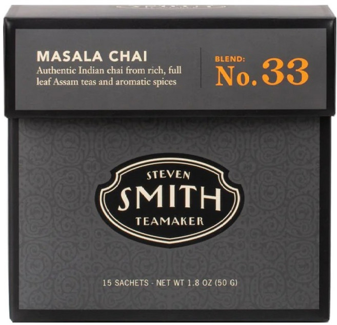 STEVEN SMITH TEAMAKER No 33 馬薩拉茶, 1個, 15入, 3.3g
