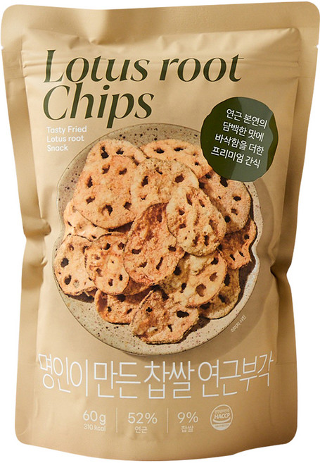 모던하우스 명인이 만든 찹쌀 연근부각, 60g, 1개