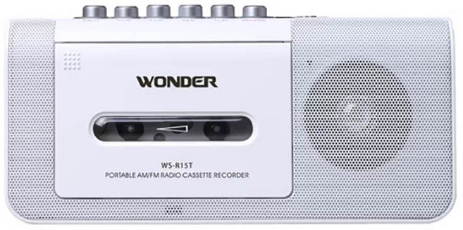 wonder 旺德電通 Core 萬達康 手提式收錄音機, WS-R15T, 白色