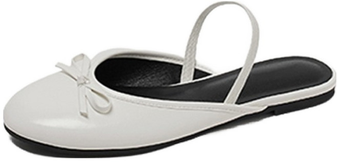 착한구두 리사 투웨이 리본 슬링백 플랫슈즈 1cm SBLTR1h1157