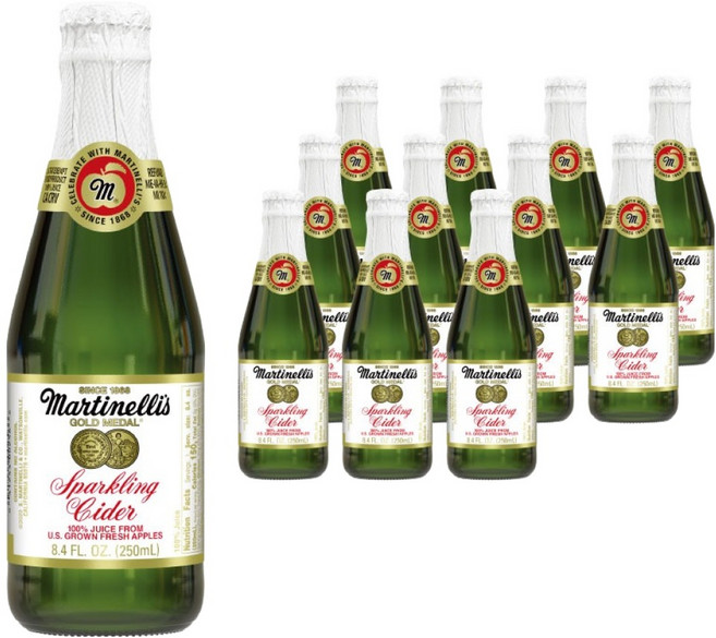 마르티넬리 골드메달 스파클링 사이다, 12개, 250ml