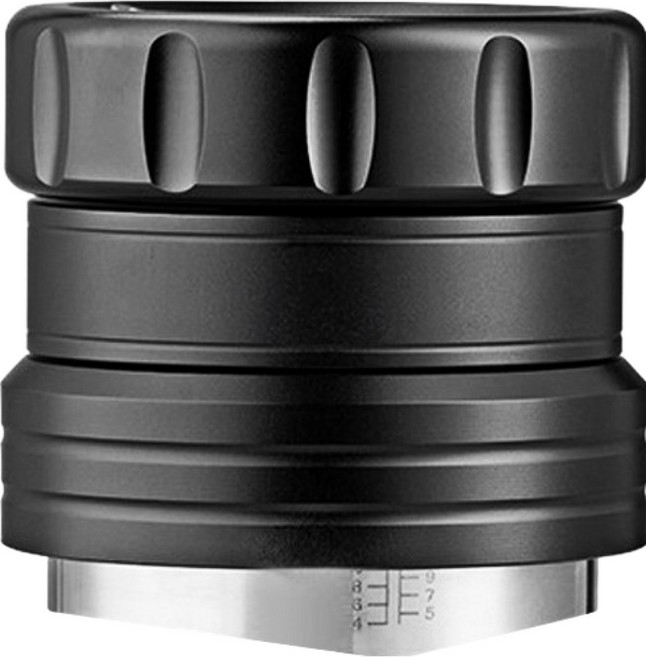 칼딘 밸런스 스핀 레벨링툴 디스트리뷰터 커피 템퍼 58.5mm, 1개, 블랙