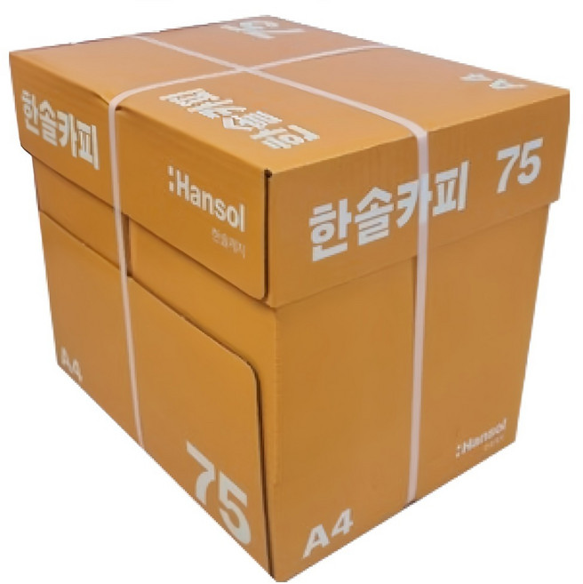 한솔제지 복사용지 75 g, A4, 2500매