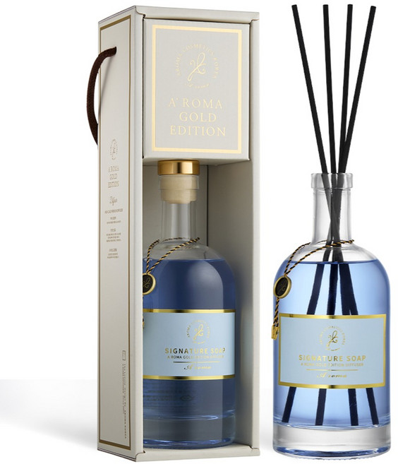 에이로마 골드에디션 디퓨저, 시그니처 솝, 500ml, 1개