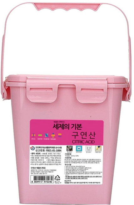 세제의기본 구연산, 2kg, 1개
