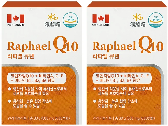 라파엘 큐텐, 60정, 2개 - 쿠팡