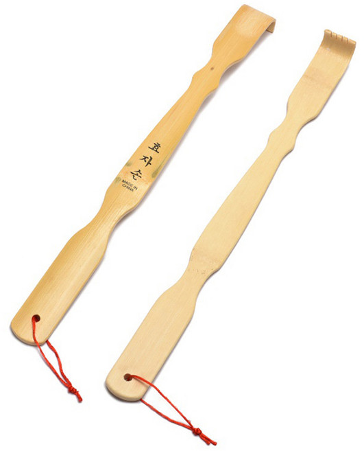 리빙홈디테일 고급 나무 효자손, 2개