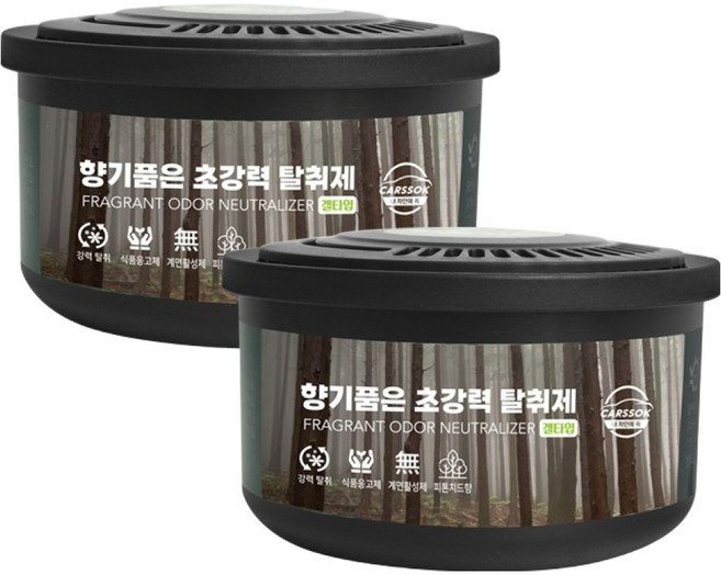 카쏙 향기품은 탈취제 피톤치드향, 2개