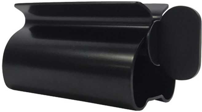 월드크린 스텐 치약짜개, 블랙, 1개