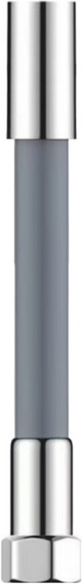 다용도 수도꼭지 연장 호스 50cm, 1개, 그레이