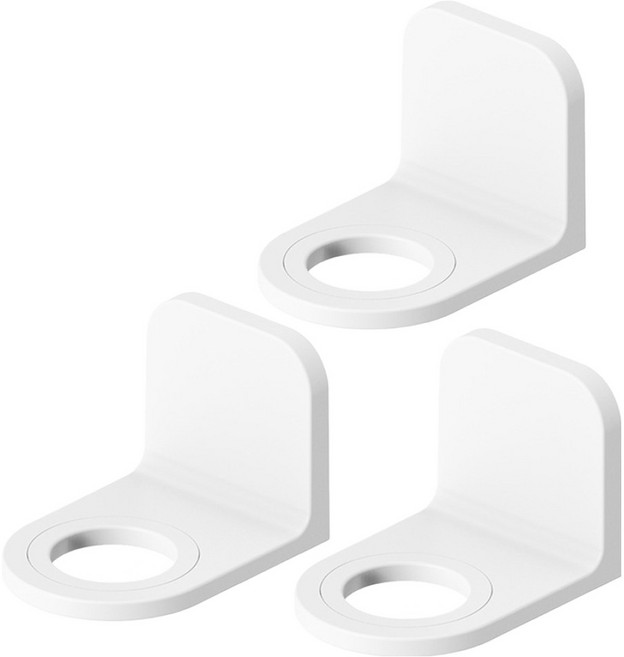 월드크린 무타공 샴푸 걸이, 3개