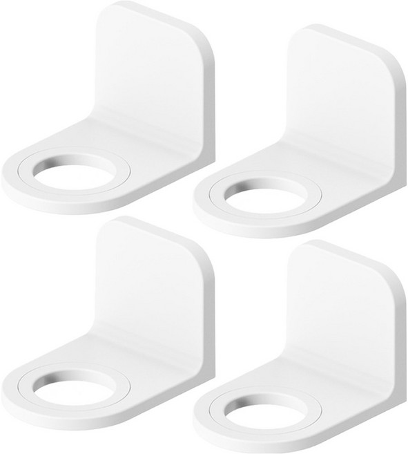 월드크린 무타공 샴푸 걸이, 4개