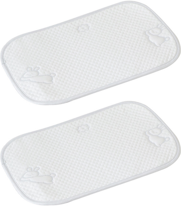 이몽 유아용 논슬립 듀라론 냉감 땀패드, 토끼, 2개