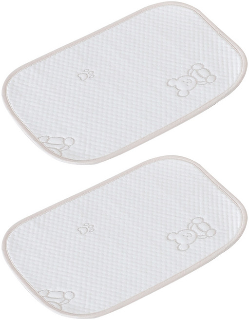 이몽 유아용 논슬립 듀라론 냉감 땀패드, 곰, 2개