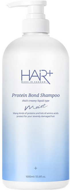 헤어플러스 단백질 본드 모이스트 샴푸 프레시 시트러스 파우더 향, 1L, 1개