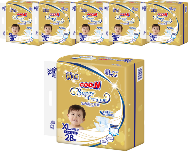 군 프리미엄 밴드형 기저귀 남여공용, 특대형(XL), 168매