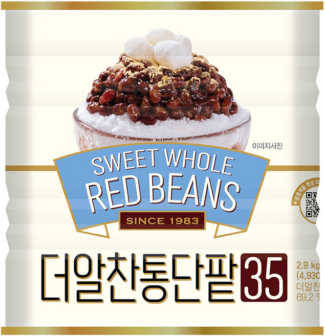 화과방 대두식품 더알찬통단팥35, 2.9kg, 1개