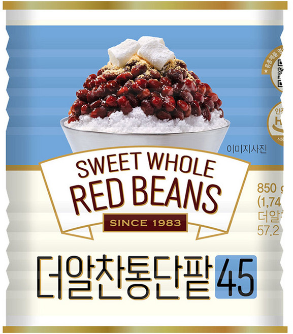 화과방 대두식품 더알찬통단팥45, 850g, 1개