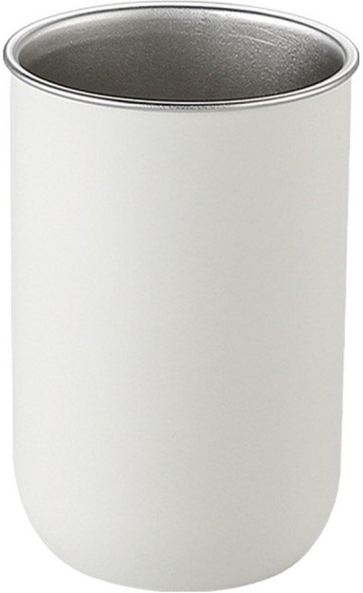 hillo 이지 304 스테인리스 베이직 양치컵, 화이트, 1개