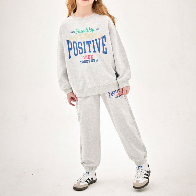 젤리스푼 아동용 프랜드쉽 컬러 포인트 상하의 세트