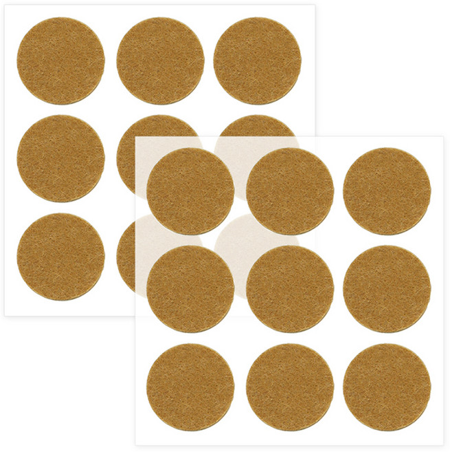 원형 긁힘방지패드, 18개