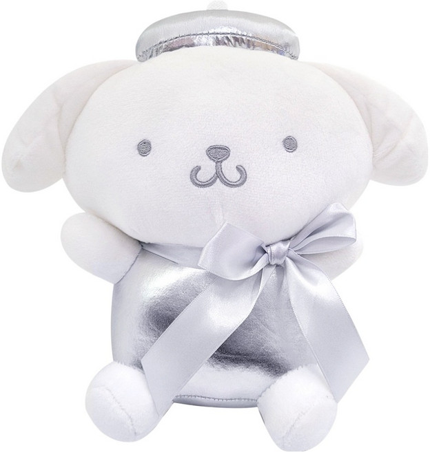 三麗鷗 布丁狗 絨毛娃娃, 銀色, 1個, 25cm