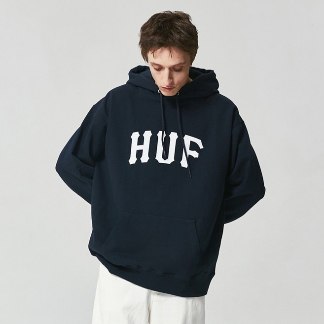 허프 남녀공용 ARCH LOGO HOODIE