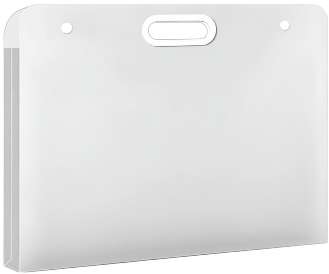 보마리 4절 스케치북 가방 화이트, 1개