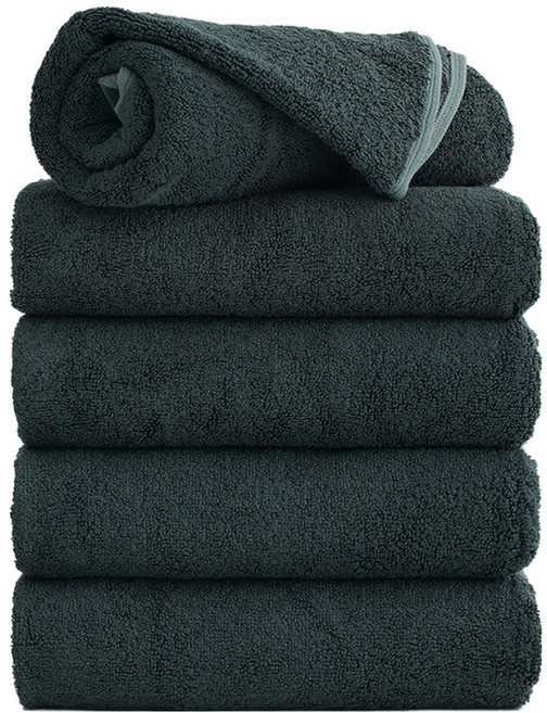 타월톡톡 프리미엄 호텔수건 200g 30수 뱀부얀, 5개, 그레이