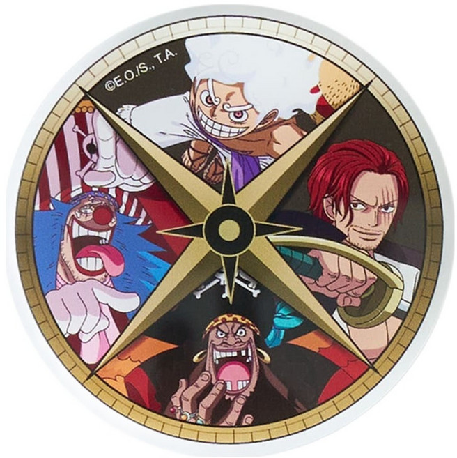 빅쏘 캐릭터 콜라보 맥세이프 디자인 핸드폰 그립 스마트톡, 원피스 사황, 1개