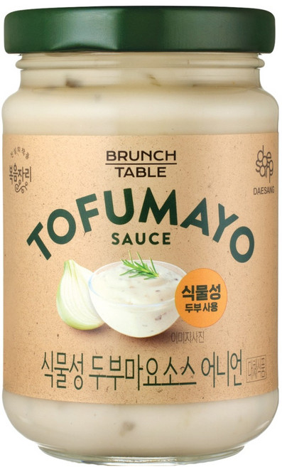 복음자리 두부마요소스 어니언, 190g, 1개