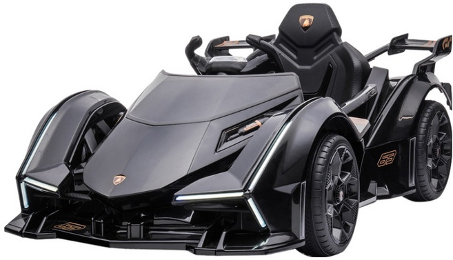 바니랜드 람보르기니 V12 비전 그란투리스모 유아전동차, 블랙, 1개
