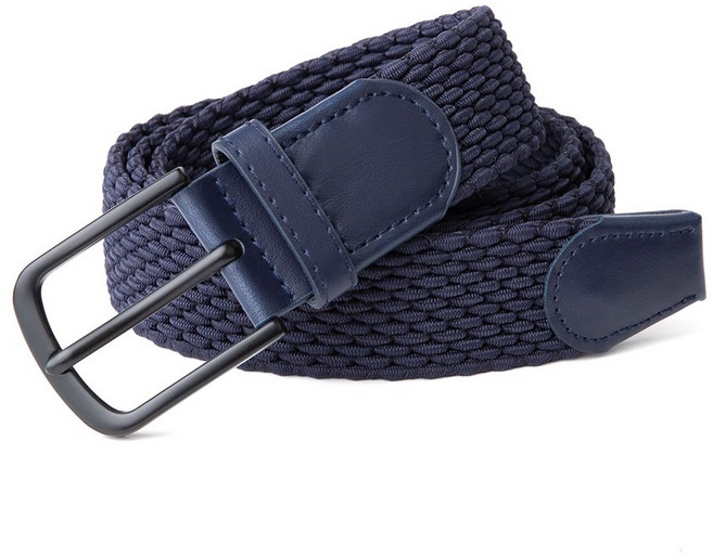 블랑플뢰르 가죽 심플 스판 엘라스틱 고무줄 메쉬 벨트