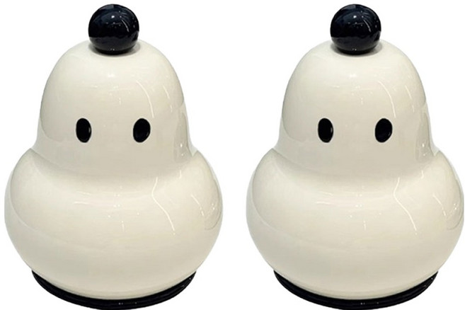 구디푸디 오브제 면봉 케이스, 크림, 2개