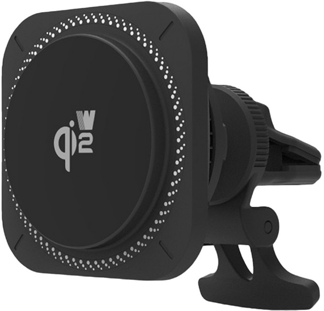 Wephone Qi2 15W 車用磁吸無線充電器 109g, 黑色, WD03-AEWC15A